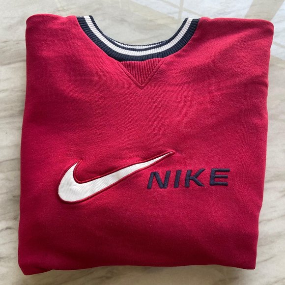Nike Sweaters - NIKE rare unisex vintage 90s sweatshirt- oversized